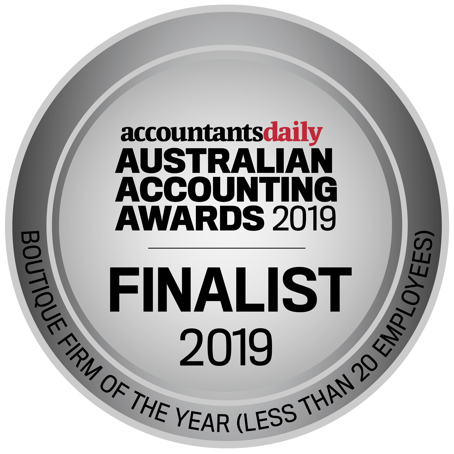 AccountantsDaily Australian Accounting Awards 2019 Finalist