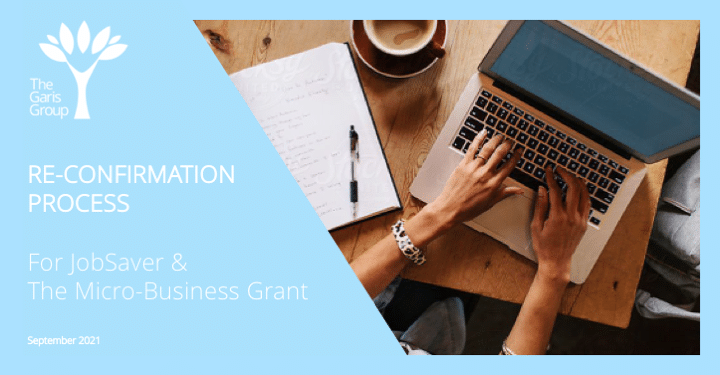 RECONFIRMATION PROCESS FOR JOBSAVER & THE MICRO-BUSINESS GRANT